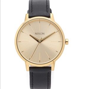 Nixon black and gold Kensington watch